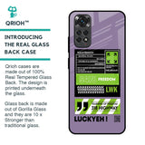 Run & Freedom Glass Case for Redmi Note 11S