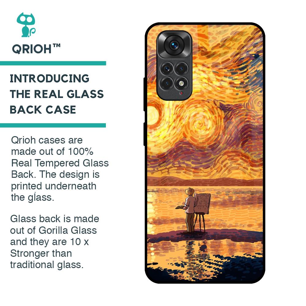 Sunset Vincent Glass Case for Redmi Note 11S