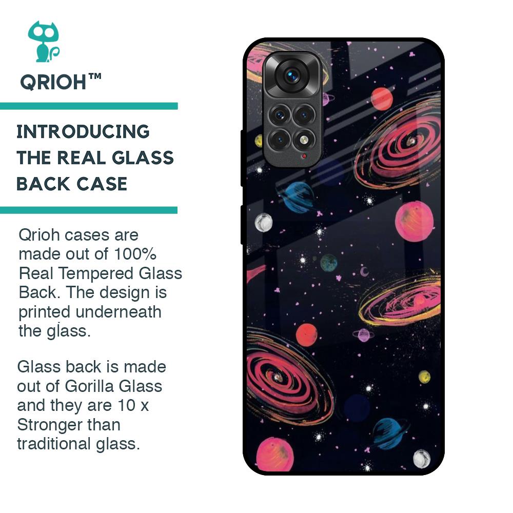 Galaxy In Dream Glass Case For Redmi Note 11S