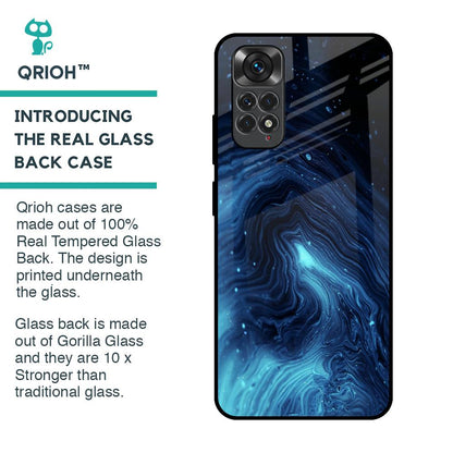 Dazzling Ocean Gradient Glass Case For Redmi Note 11S