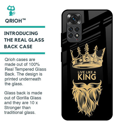 King Life Glass Case For Redmi Note 11S