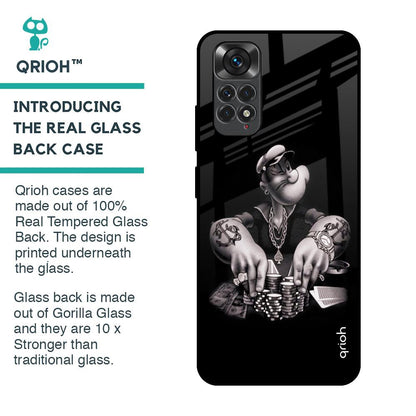 Gambling Problem Glass Case For Redmi Note 11S