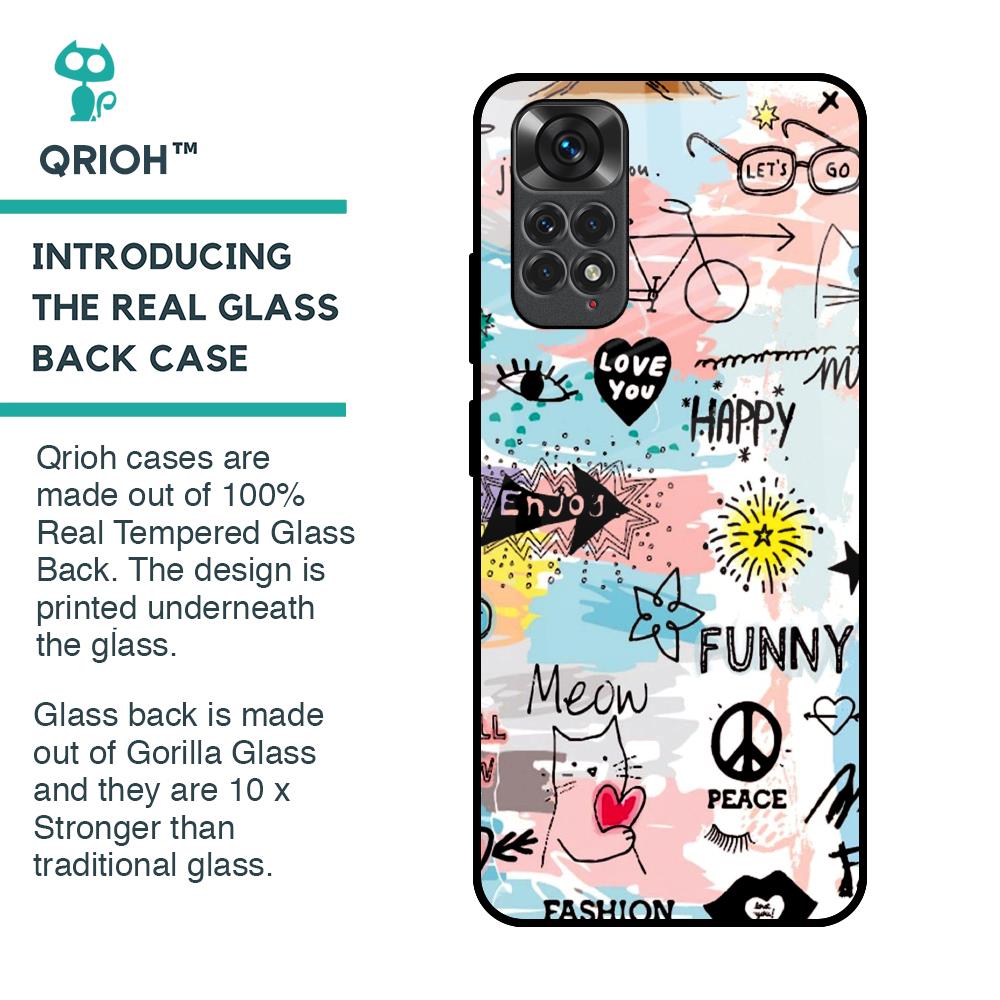 Just For You Glass Case For Redmi Note 11S