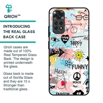 Just For You Glass Case For Redmi Note 11S