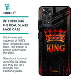 Royal King Glass Case for Redmi Note 11S