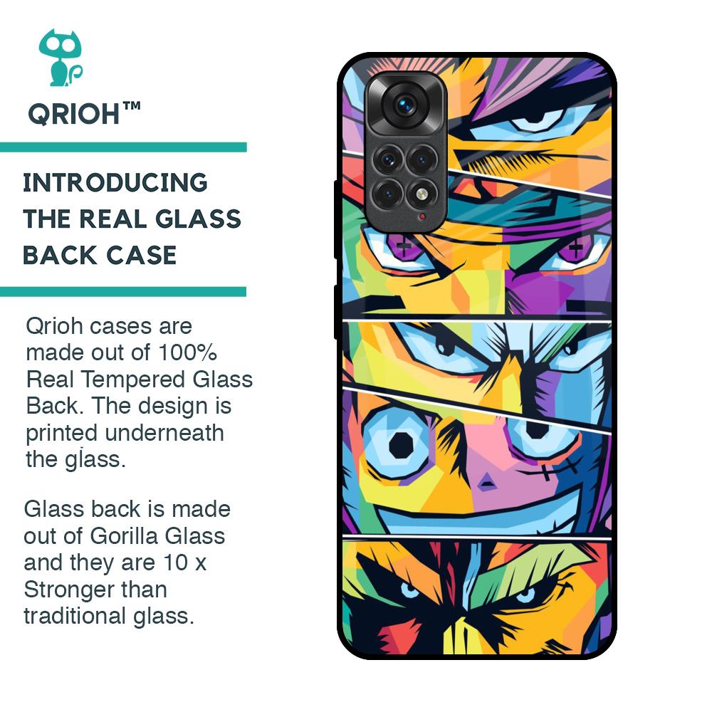 Anime Legends Glass Case for Redmi Note 11S