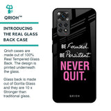 Be Focused Glass Case for Redmi Note 11S