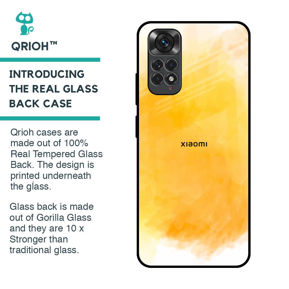 Rustic Orange Glass Case for Redmi Note 11S