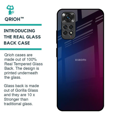Mix Gradient Shade Glass Case For Redmi Note 11S
