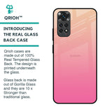 Pastel Pink Gradient Glass Case For Redmi Note 11S