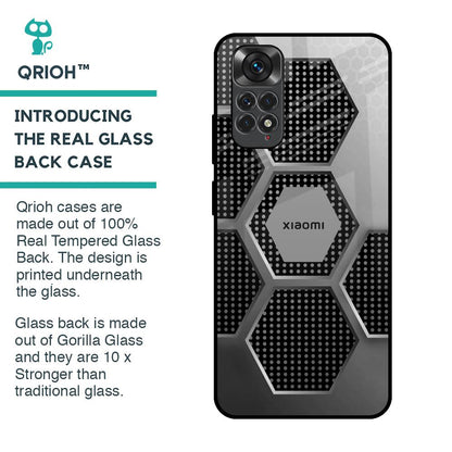 Hexagon Style Glass Case For Redmi Note 11S