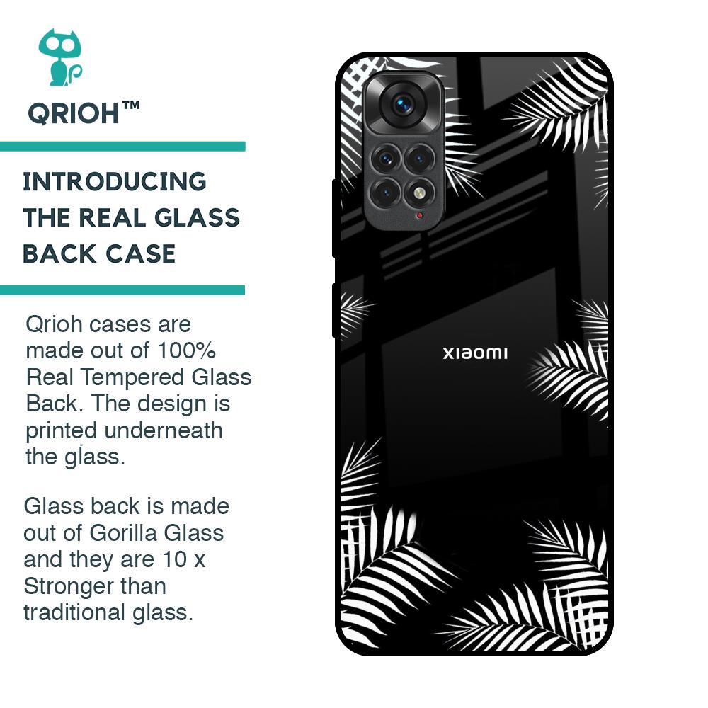Zealand Fern Design Glass Case For Redmi Note 11S