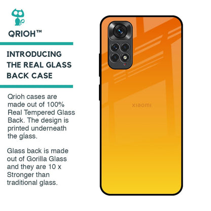 Sunset Glass Case for Redmi Note 11S