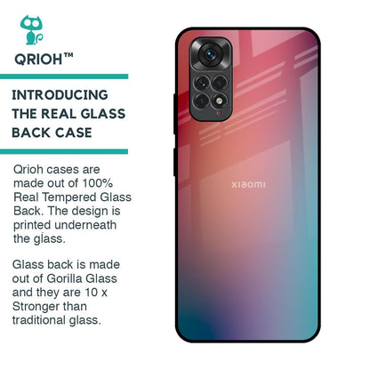 Dusty Multi Gradient Glass Case for Redmi Note 11S