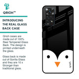 Cute Penguin Glass Case for Redmi Note 11S