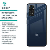 Overshadow Blue Glass Case For Redmi Note 11S
