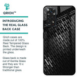 Dark Abstract Pattern Glass Case For Redmi Note 11S
