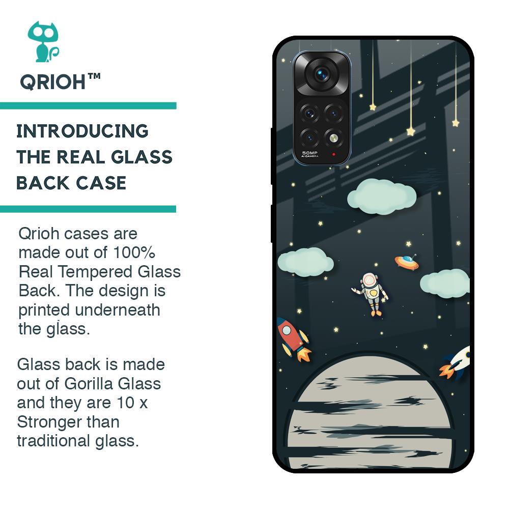 Astronaut Dream Glass Case For Redmi Note 11S