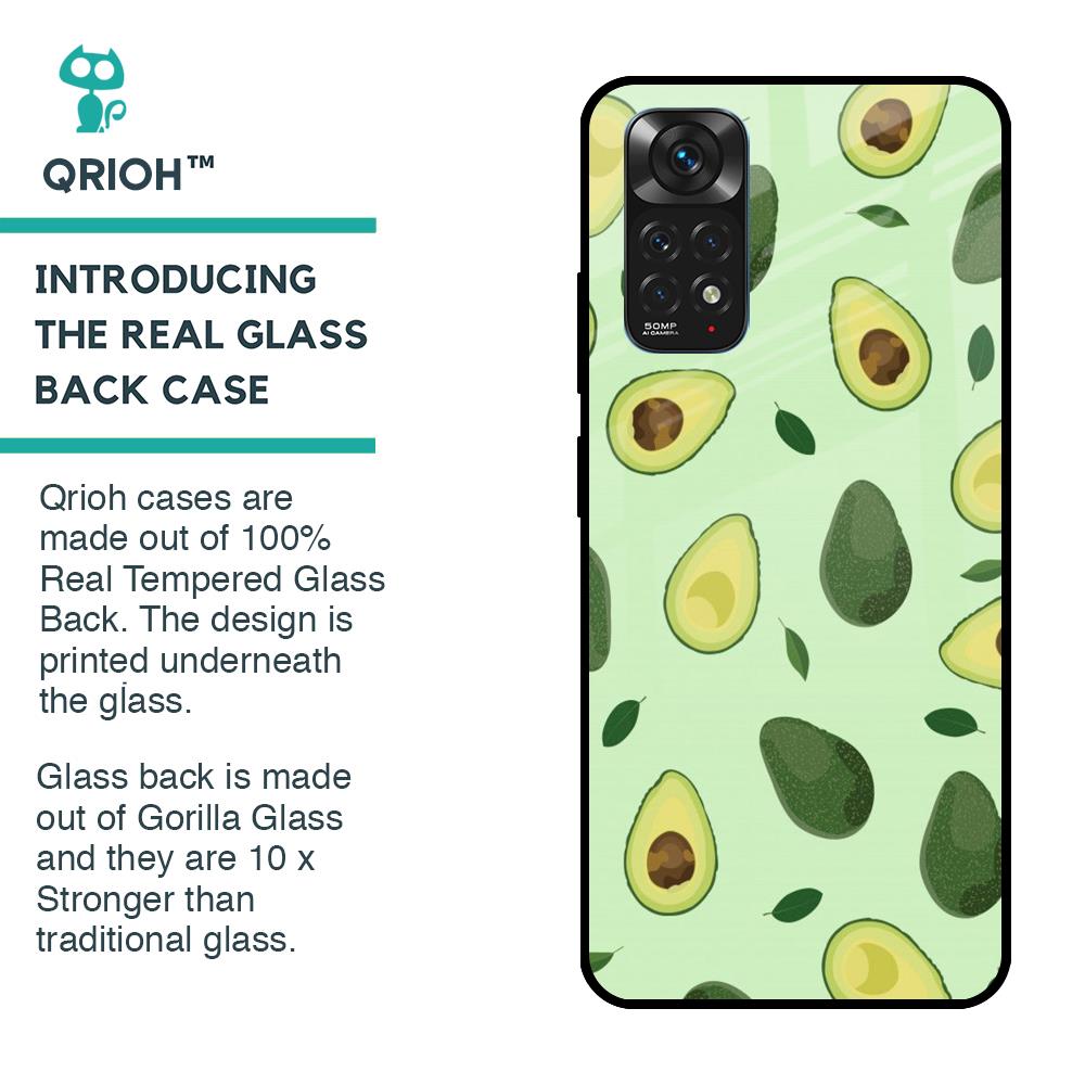 Avocado Green Glass Case For Redmi Note 11S