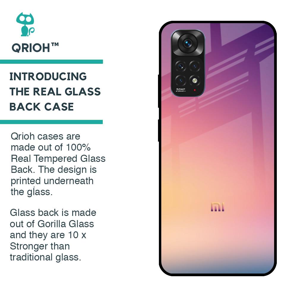 Lavender Purple Glass case for Redmi Note 11S