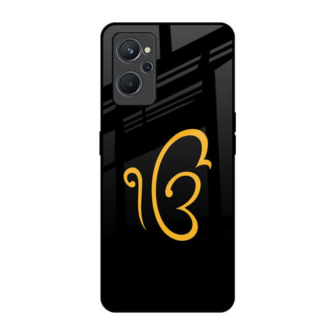 Luxury Fashion Initial Realme 9i Glass Back Cover Online