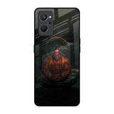 Lord Hanuman Animated Realme 9i Glass Back Cover Online