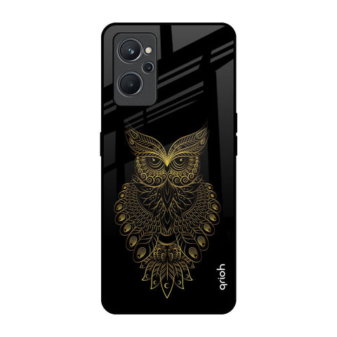 Golden Owl Realme 9i Glass Back Cover Online