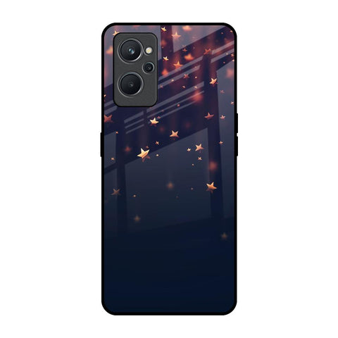 Falling Stars Realme 9i Glass Back Cover Online