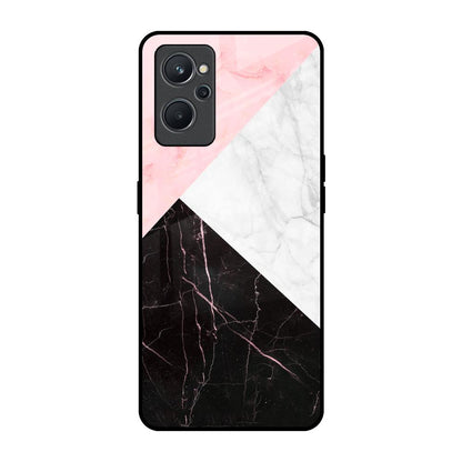 Marble Collage Art Realme 9i Glass Back Cover Online