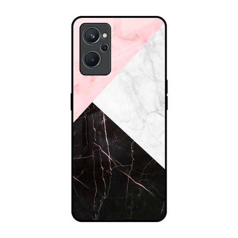 Marble Collage Art Realme 9i Glass Back Cover Online