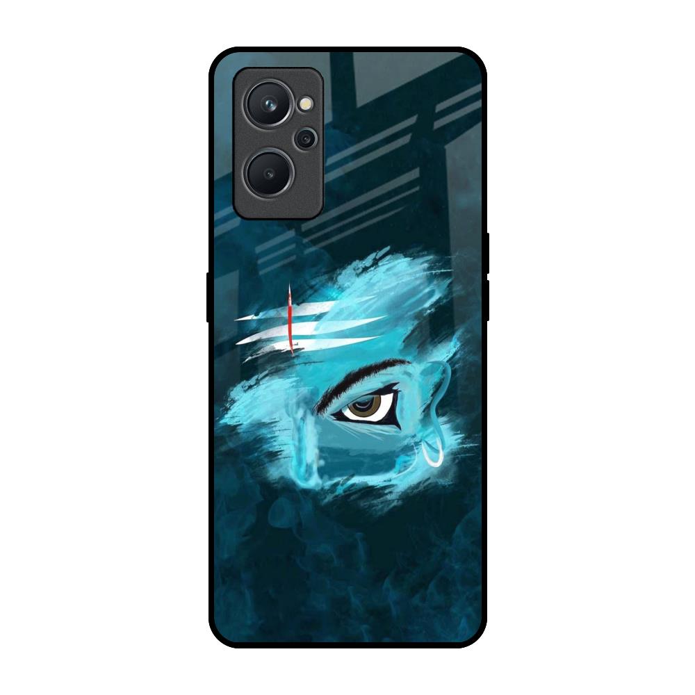 Power Of Trinetra Realme 9i Glass Back Cover Online