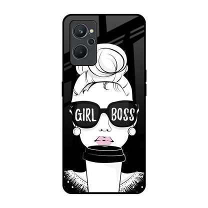 Girl Boss Realme 9i Glass Back Cover Online
