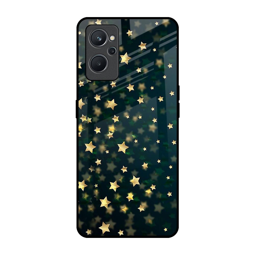 Dazzling Stars Realme 9i Glass Back Cover Online