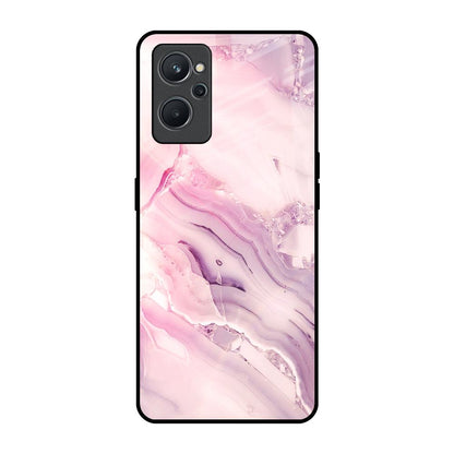 Diamond Pink Gradient Realme 9i Glass Back Cover Online