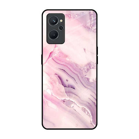 Diamond Pink Gradient Realme 9i Glass Back Cover Online