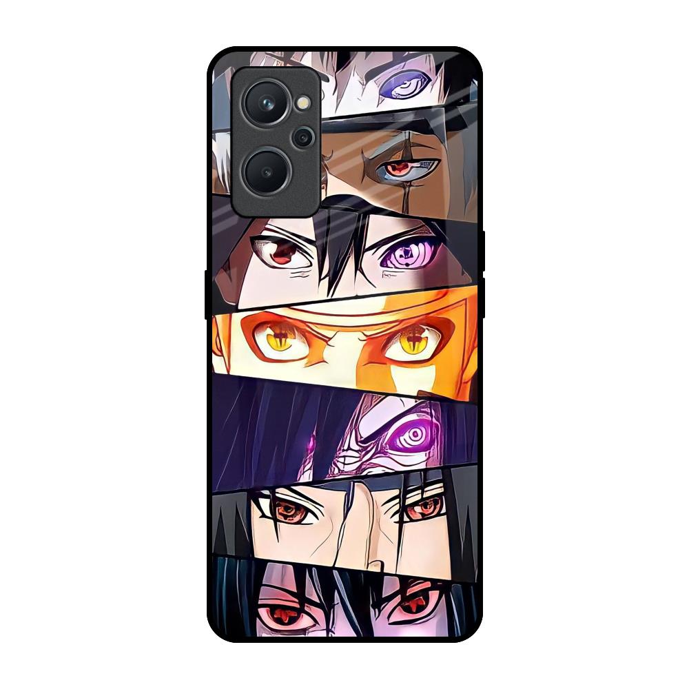 Anime Eyes Realme 9i Glass Back Cover Online