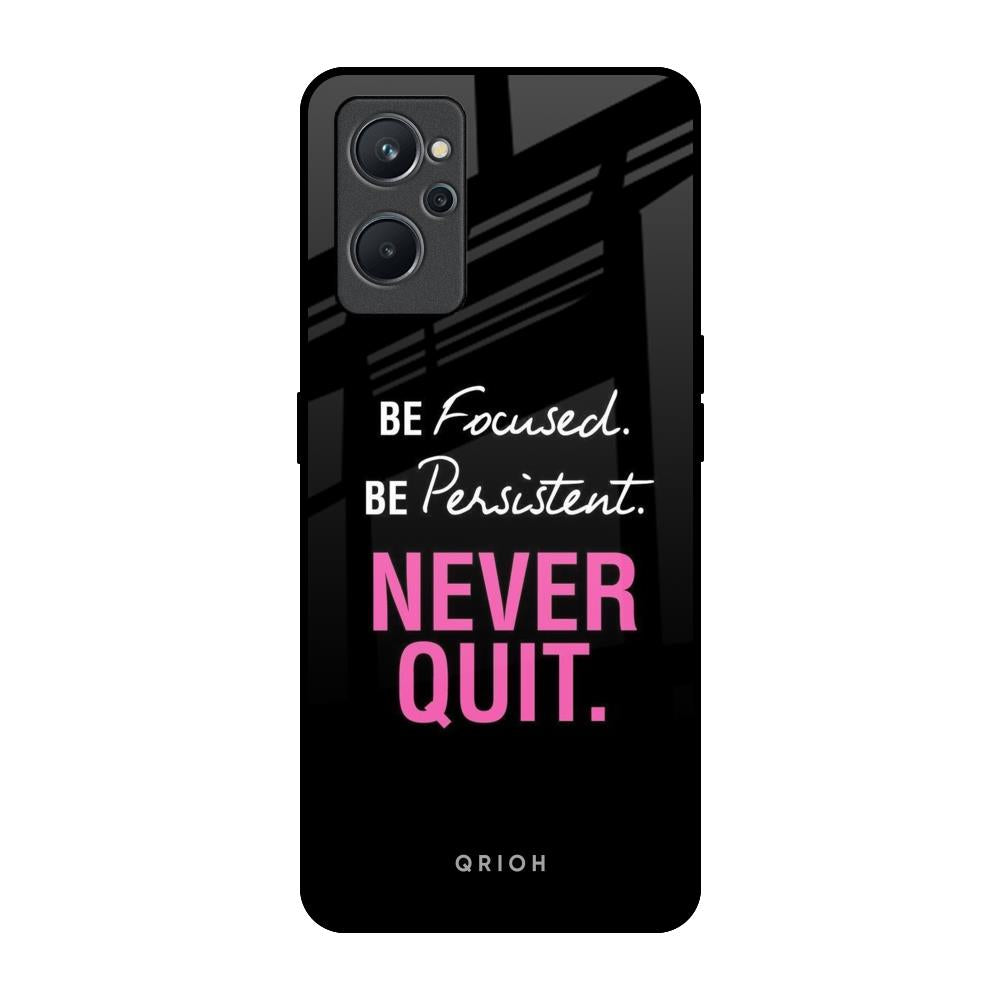 Be Focused Realme 9i Glass Back Cover Online