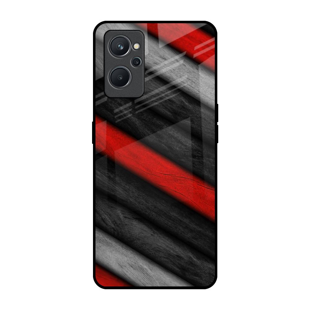 Soft Wooden Texture Realme 9i Glass Back Cover Online