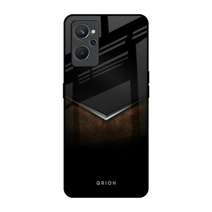 Dark Walnut Realme 9i Glass Back Cover Online