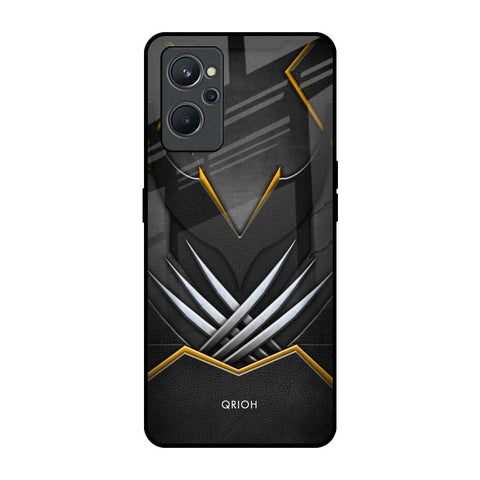 Black Warrior Realme 9i Glass Back Cover Online