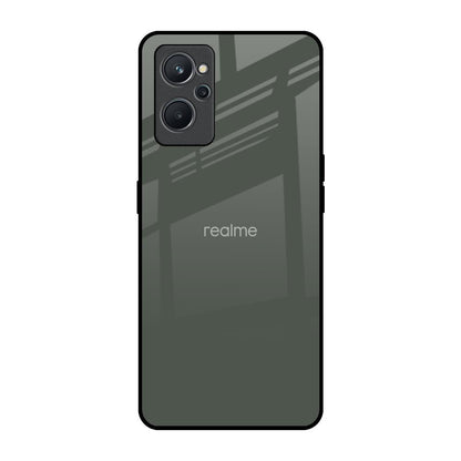 Charcoal Realme 9i Glass Back Cover Online