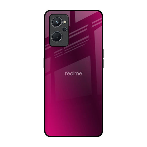 Pink Burst Realme 9i Glass Back Cover Online