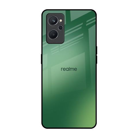 Green Grunge Texture Realme 9i Glass Back Cover Online