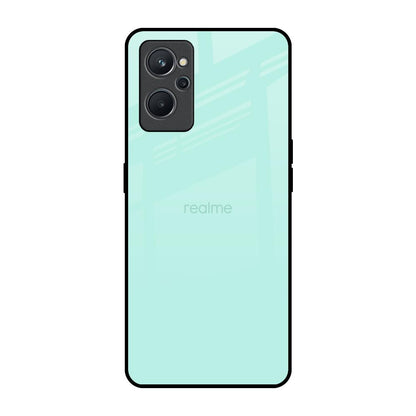 Teal Realme 9i Glass Back Cover Online