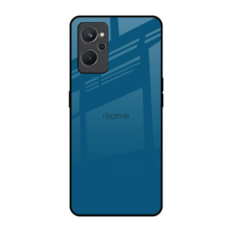 Cobalt Blue Realme 9i Glass Back Cover Online