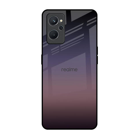 Grey Ombre Realme 9i Glass Back Cover Online