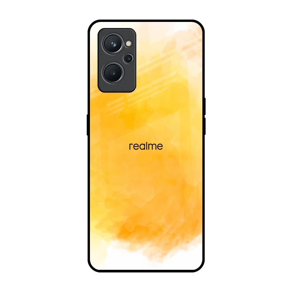 Rustic Orange Realme 9i Glass Back Cover Online