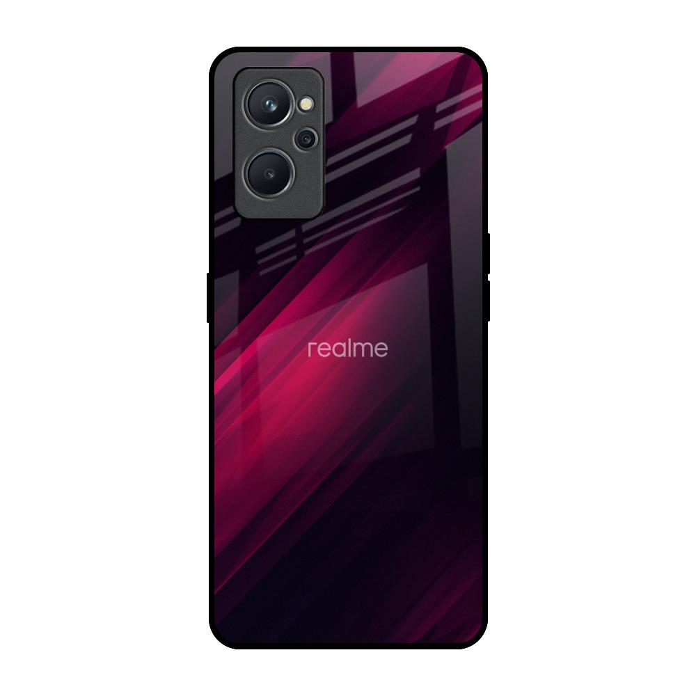 Razor Black Realme 9i Glass Back Cover Online