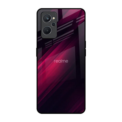 Razor Black Realme 9i Glass Back Cover Online