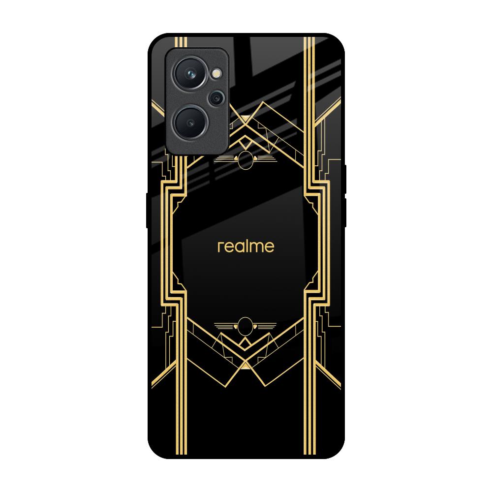 Sacred Logo Realme 9i Glass Back Cover Online